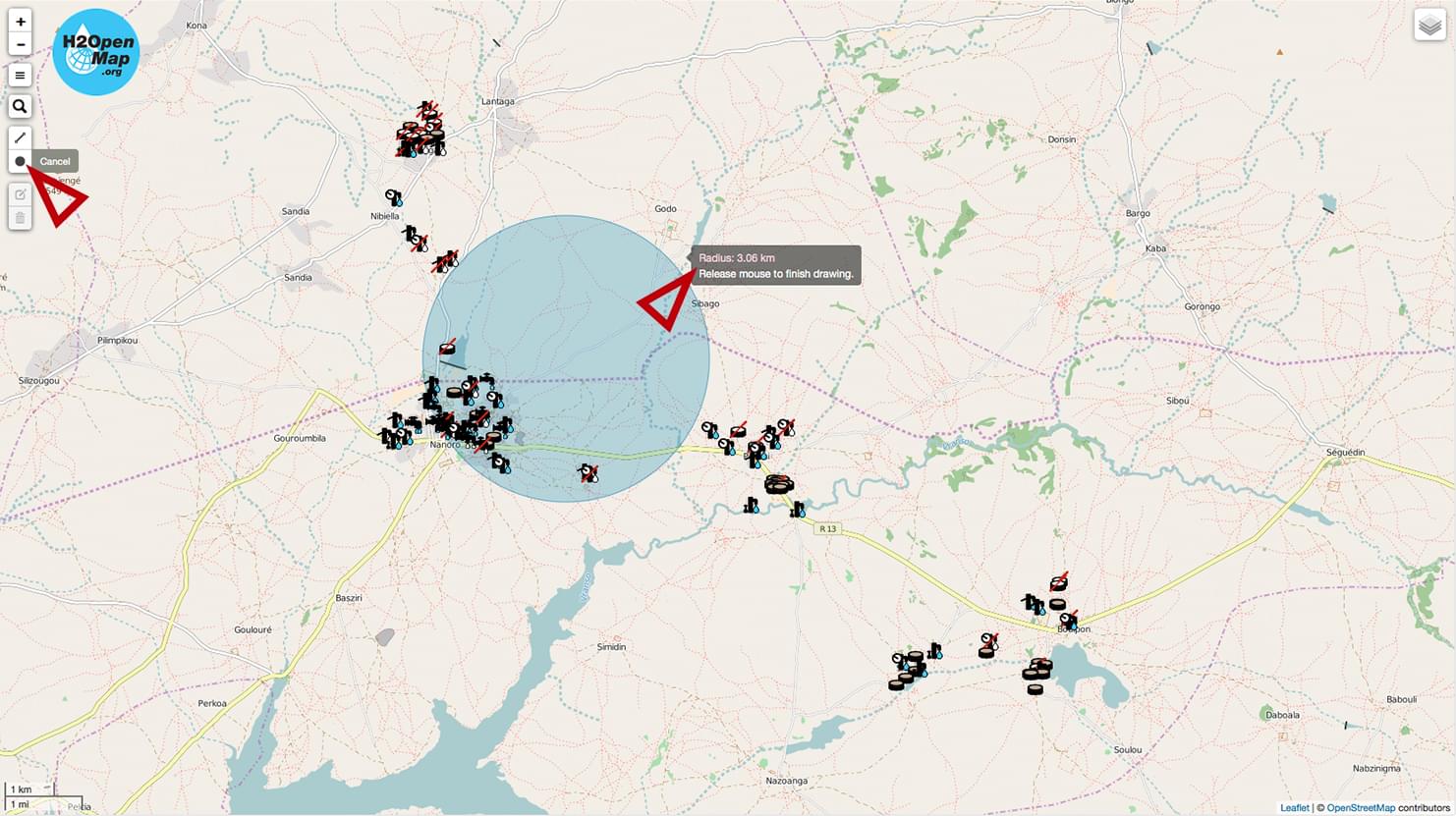 H2OpenMap_guida_mappa_cerchio